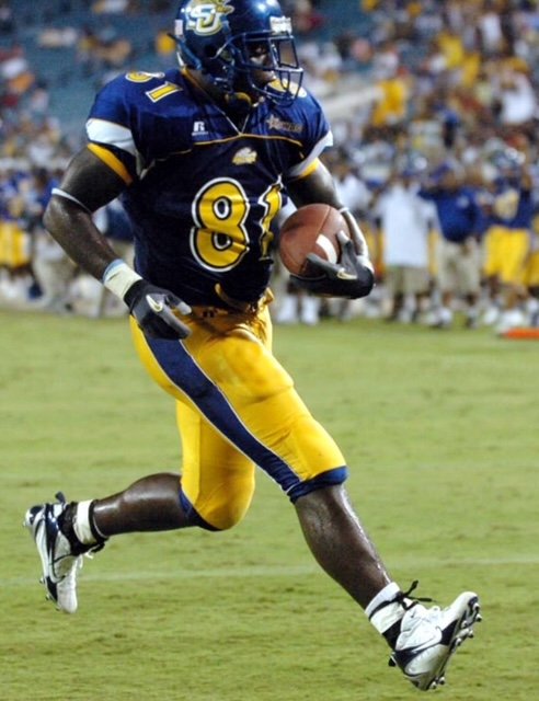 Evan Alexander Sr. playing for Southern University